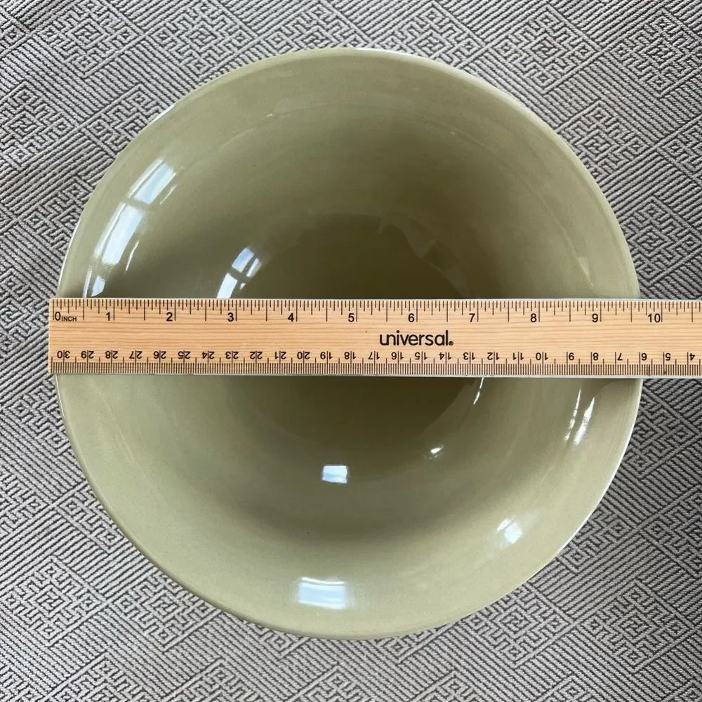 Laura Ashley Sage Green Rosemoor Pedestal Decorative Bowl